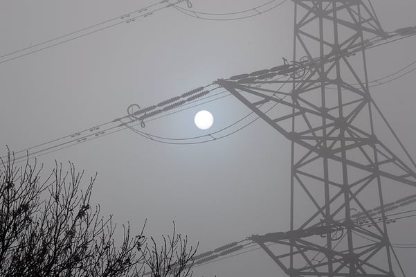 5208 / Woche 8 / Buchs ZH, Sonne im Nebel