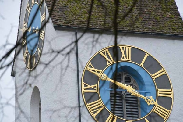 Nr. 5004 / Woche 4 / Bassersdorf, Kirchturm  / 6000 x 4000 / JPG-Datei 