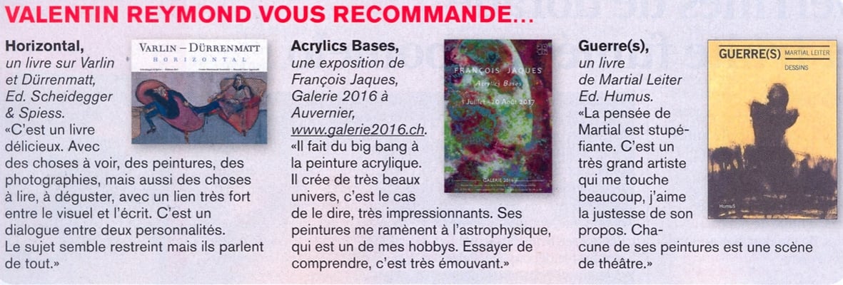 L'Illustré le 13.07.2017