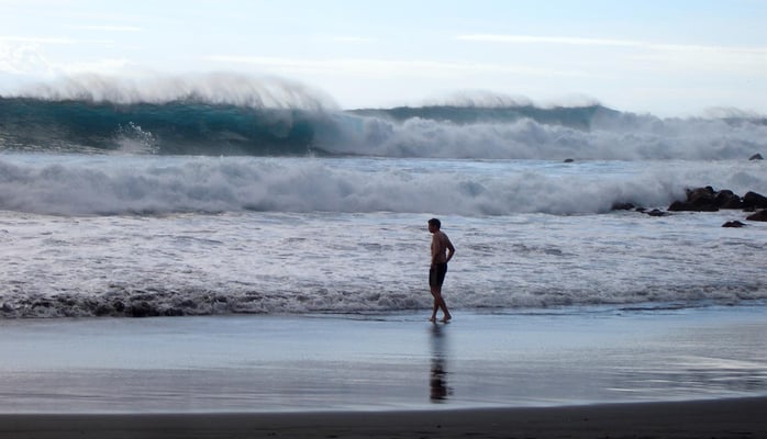 Wellen im Valle Gran Rey