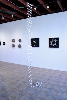 "Ladder of Regression"; 2018; ceramic, PET plastic; size variable