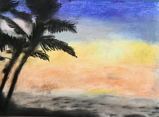 ハワイの夕焼け くみぱんつ