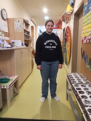 Martina Hammer beim Kindergarten Großklein