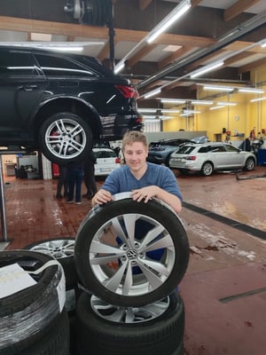 Justin Krajn bei Porsche Deutschlandsberg