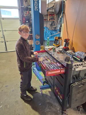 Simon Leitinger bei Daniel Reiß