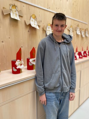 Sebastian Kindermann im Kindergarten St. Martin