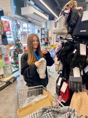 Leonie Seiner bei Tedi Deutschlandsberg