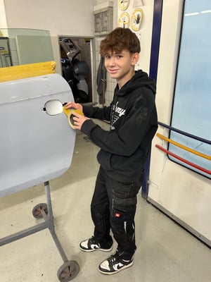 Maik Strohmaier bei Auto Hüttel