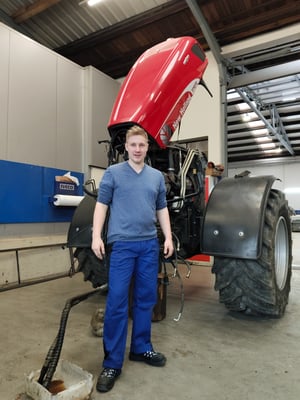 Justin Krajn bei Landmschienen Hochkofler