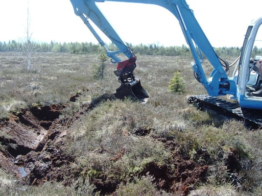 Errichtung der Torfwälle, Baufirma Maxl, Eurasburg