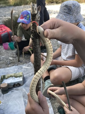 Der fertige Schlangenstab, © Kathrin Lichtenauer