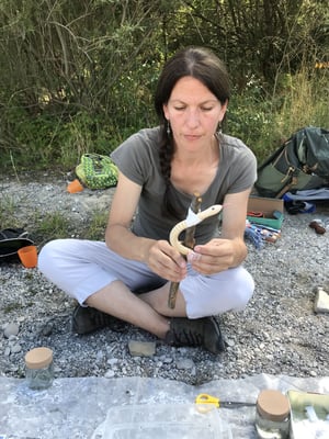 Christiana macht es vor ... , © Kathrin Lichtenauer