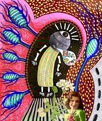 Analogcollage, Mixmedia