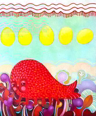 Flitzfisch,©Sonja Rieser 2022. VERKAUFT