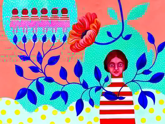 Pole-Position Öl, Acryl auf Leinwand. 120x160 cm. ©Sonja Rieser 2023