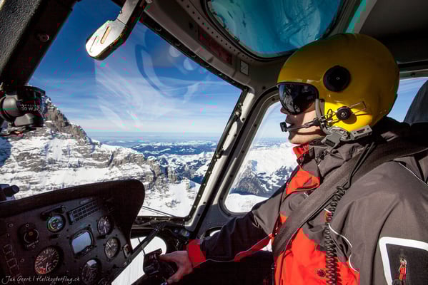 Helikopterflug Eiger Nordwand