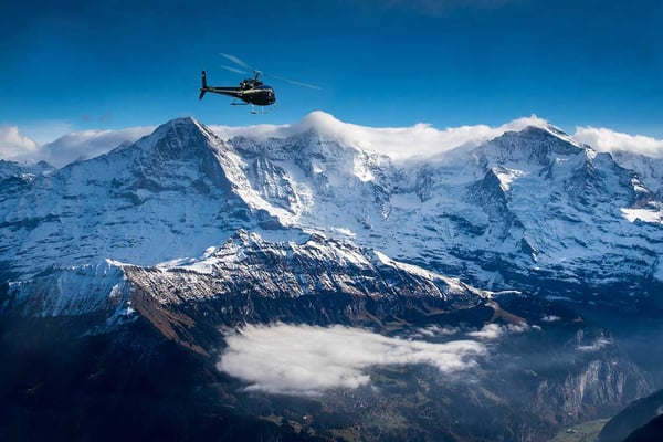 Rundflug Jungfraujoch Region