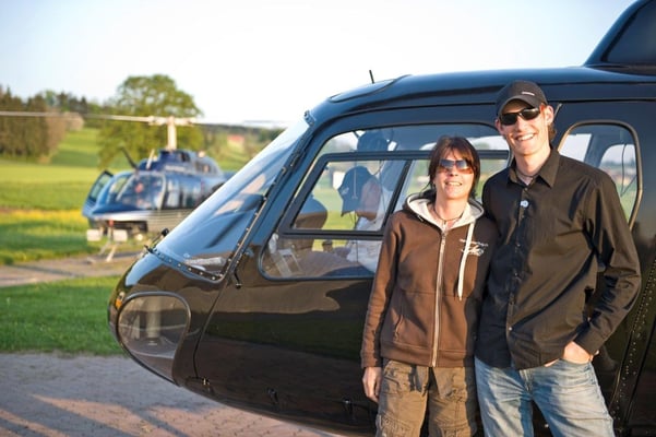 Helikopter Fluggäste