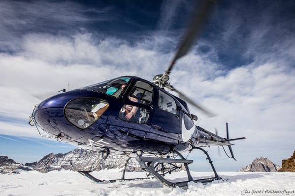 Alpenrundflug Helikopter Engadin