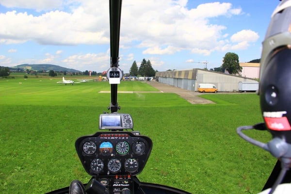 Helikopter selber fliegen ab Basel