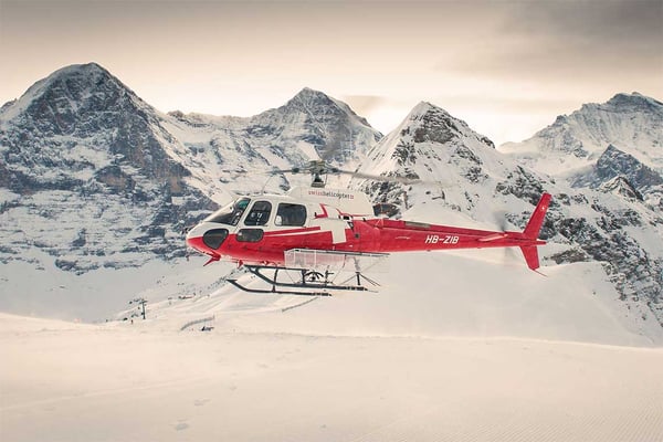 Helikopterflug ab Gsteigwiler