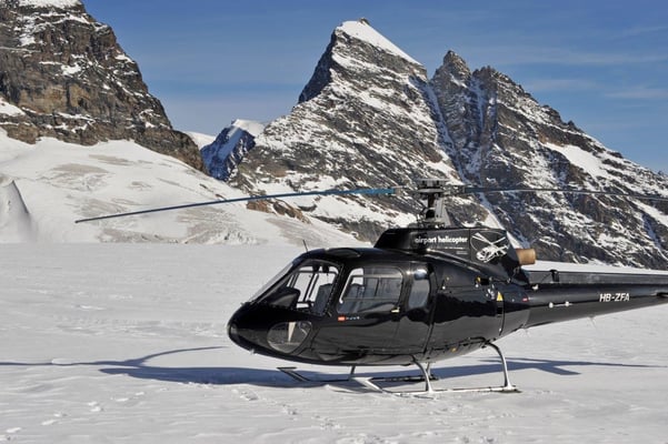 Alpenrundflug Helikopter Engadin