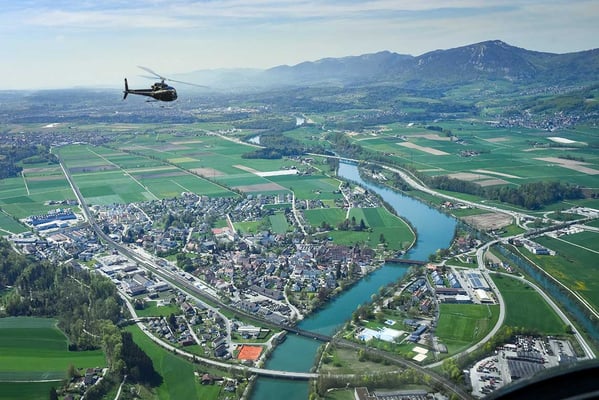 Helikopterflug Grenchen