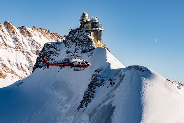 Jungfraujoch Helikopter