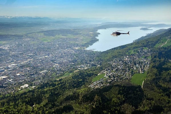 Helikopterrundflug Biel