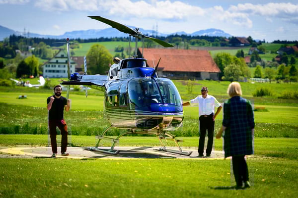 Helikopterflug