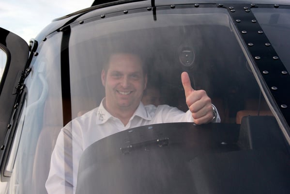 Regionaler Rundflug Pilot