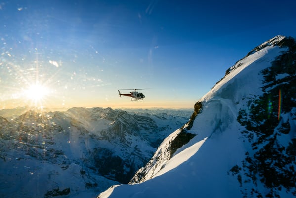 Alpenrundflug Helikopter 