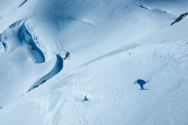 Gletscherlandung Helikopter