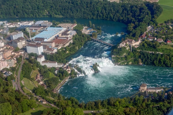 Rundflug ab Flugplatz Zürich Rheinfall