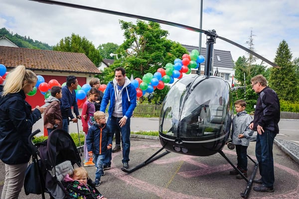 Helikopter Robinson zum anfassen