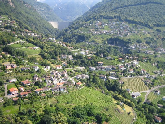 Helikopterflug Verzasca