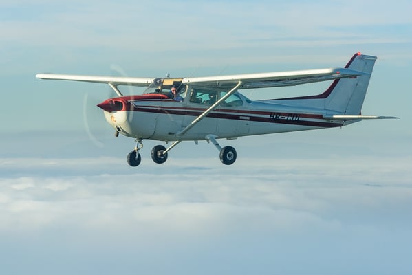 Chessna bei Rundflug 