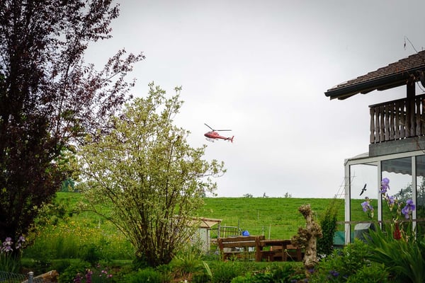 Vom Bauernhof aus gesehen