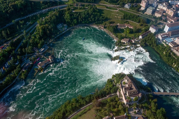 Rundflug ab Flugplatz Zürich Rheinfall