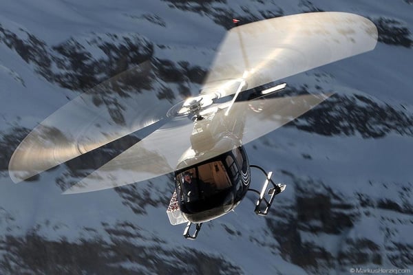 Helikopterflug ab Bern