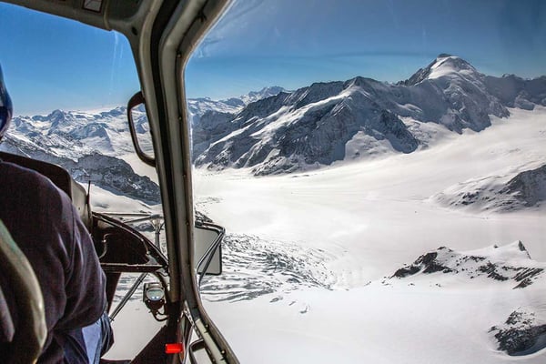 Aletschgletscher Rundflug