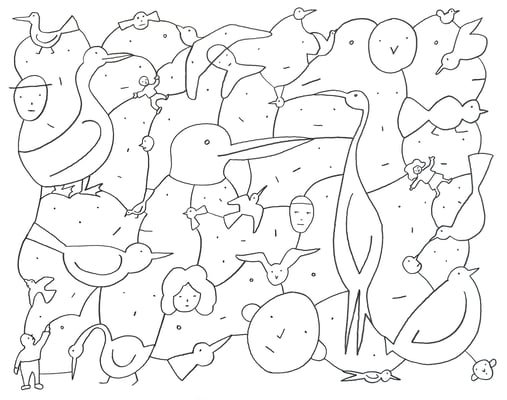 Harold 2024,  Framed size 20 x 24”.   (private collection)