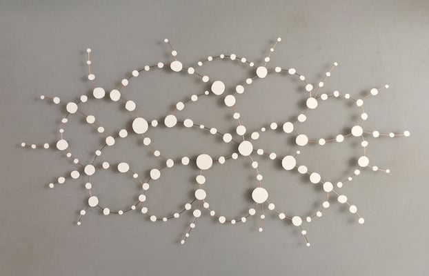 Cloud 2015 36 x 17 x 1"  (Private collection)