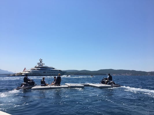 Your own private island, NautiBuoy Leisure Platforms