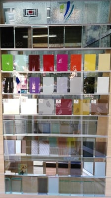 Vidrios para decorar (opacos) en cristalería VIDRIOTEC (Murcia)