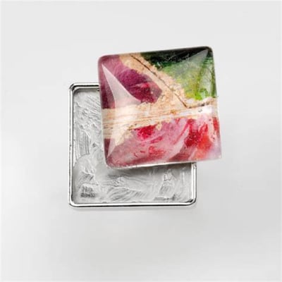 Alles zusammen in die Form drücken und trocknen lassen (Beispielsbild Internet)