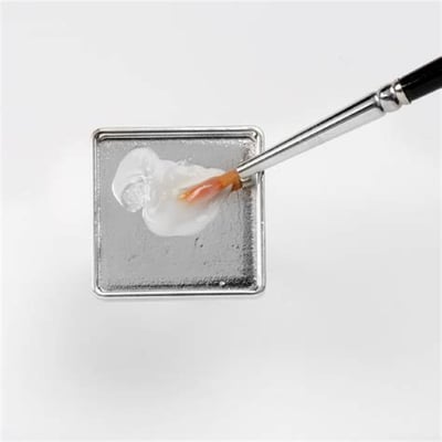 und mit einem Pinsel auspinseln (Beispielsbild Internet)