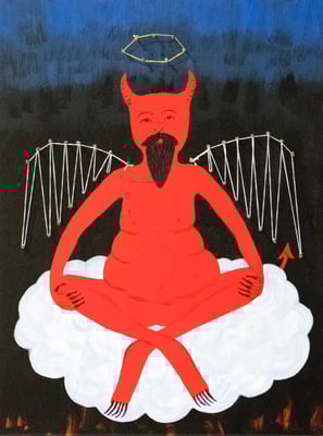 "¿Así somos?" - Serie El Bien y el Mal - 33 x 24,5 cm - Técnica mixta - 2013 