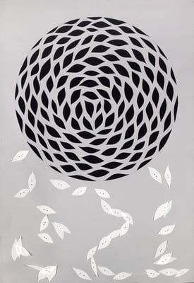 "Otoño Circular" - Serie Naturalia - 92 x 64 cm - Técnica mixta - 2013 