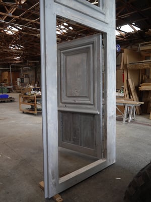 Ferrage de la porte piétonnière